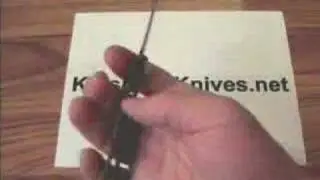 Kershaw Vapor II Black Knife 1650BLK Demonstration