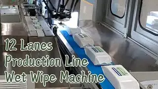 Qianzhao High-Performance 12-Lanes Baby Wet Wipes Production Line | Full Automation & Speed