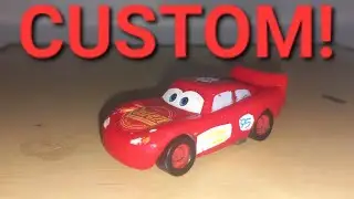 Custom do relâmpago mcqueen de radiator springs 