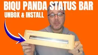 Обзор и установка строки состояния BIQU Panda