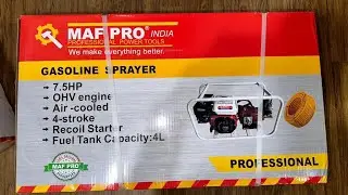 Gasoline sprayer pump with 7hp engine