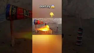 Anar V/S Bijli Bomb 😱 Amazing Cracker experiment | Diwali cracker testing 😜 #shorts