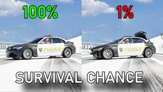 Realistic Survival Chance Crashes #76 (With Dummies) | BeamNG.drive