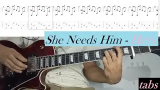 She needs him - Her's (Guitar Cover + TABS)//Tutorial