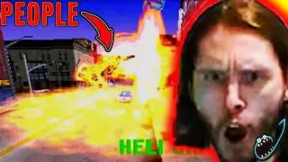 Jerma Drives a Taxi into the Ocean for 20 Minutes
