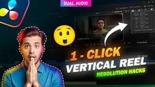 DaVinci Resolve SECRET: Change Timeline Resolution in 1 CLICK! (MUST-KNOW TRICK 😲)