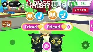 Making a neon Abyssinian cat adopt me Roblox 