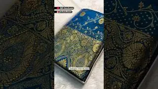 Satin Silk Banarasi Saree With Stone Work | Banarasi Saree | @JMSHandlooms #viral #shorts