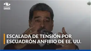 Llegada de buques de EE. UU. cerca a Venezuela: tensi&oacute;n, reclutamiento militar y pol&eacute;mica valla