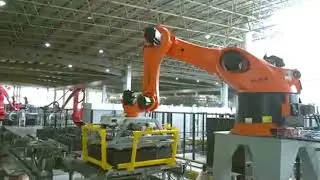 Beer bottling line FAT from filling to case packing process