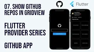 Fetch Github Repositories in GridView | Flutter Provider Series | Part 07 | Urdu / Hindi