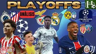 AN&Aacute;LISIS PLAYOFFS de la CHAMPIONS | PREVIA | Benfica-Real Madrid, Brujas-Atleti, M&oacute;naco-PSG.....