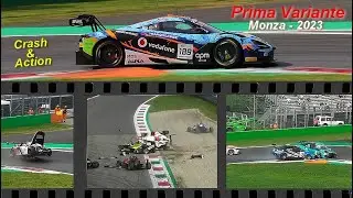 Monza 2023 - Spins, Crashes & Action