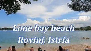 Lone bay beach Rovinj, Istria