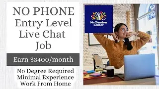 EARN UP TO $3400/MONTH LIVE CHAT JOB | ENTRY LEVEL | NO PHONE | NO DEGREE | WORK FROM HOME