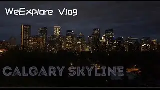 Spectacular Calgary skyline at night GoPro viewer