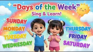 Days of the Week Song for Kids 🌈 | Sing & Learn with Aki & Kia | Nursery Rhymes