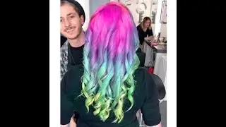 Pastel hair color