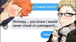 Hinata got drunk? (Tsukihina part 1?) ~ Haikyuu texts