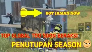 TOO SOON BEFORE NEW SEASON - Pubgm gameplay