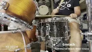 Gretsch Catalina Club 4pc Drum Kit Set Satin Walnut Glaze 20/14/14/12