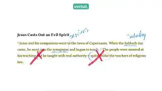 Learn English - Walk through Mark 1.21-22