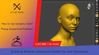 Symmetry Drawing Tutorial and Fixing Symmetrical Problems in ZBrush