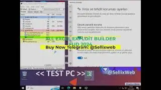 XLL Excel Exploit Dropper/ WD bypass 2024
