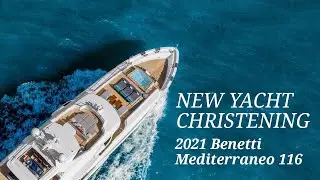 Italian Yacht Christening | Benetti Yachts Mediterraneo 116