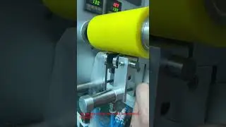 Installing and adjusting for semi automatic SMD component taping machine#semiconductor #factory #