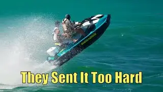 They Sent It Too Hard!! | Boats vs Haulover Inlet