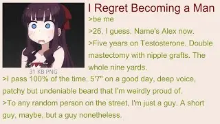 Trans Man Regrets Transition, Admits Male Life Is Way Harder Than Expected