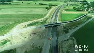 Budowa drogi ekspresowej S6 Sianów-Sławno | Film z powietrza |Czerwiec 2025