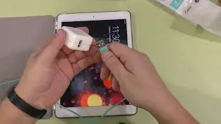ОТЛИЧНЫЙ ЧЕХОЛ для iPad Air + Lightning кабель Baseus ► Посылка из Китая / GearBest