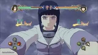 Trying to learn this game - NEJI vs HINATA #naruto #anime #fightinggames #4k