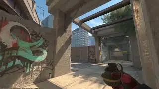 Important nade on cs2 overpass ct side