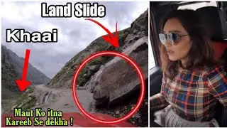 Maut ko itne kareeb se dekha 😳  | Car khaai mein girte girte bachi | Spiti Valley #1
