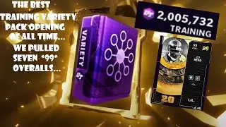 *7 99 OVERALL PULLS* THE BEST TRAINING VARIETY PACK OPENING EVER. Madden 22 Pack Opening