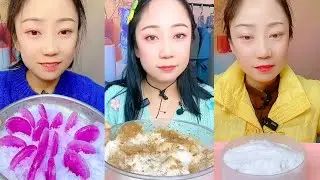 Homemade Chinese Ice Eating ASMR | Soft Snow Ice & Frozen Dessert Sounds #2