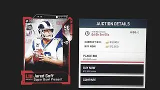 Jared Goff 96 overall madden19