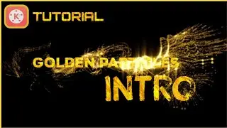 Golden Particle Intro | Kinemaster Tutorial | How to make YouTube Inro in Kinemaster