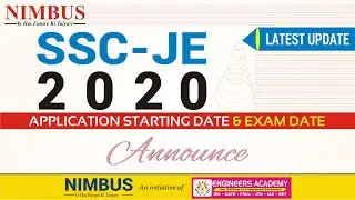 SSC JE 2020 Recruitment | Full Details| SSC JE notification |Exam date | SSC JE 2020 vacancy details