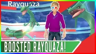 POKEMON GO EX RAID PASS HUNTING! Weather Boosted Rayquaza Raids & Ultra Rare Coords!
