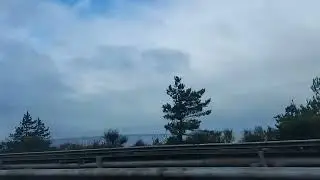 coastal drive in wales on holiday with dotty
