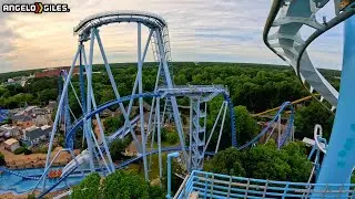 Riding One Of The MOST INTENSE ROLLER COASTERS In Virginia! Alpengeist 4K 60FPS
