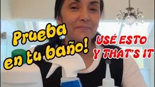 USÉ ESTO EN ESTE BAÑO, ME ENCANTÓ! #bañolimpio #baño #cocina #limpieza #clean #home #cleaning