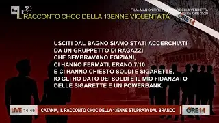 Catania, il racconto choc della 13enne stuprata dal branco - Ore 14 del 06/02/2024