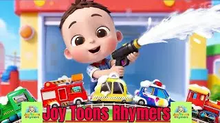 🚗 Car Wash Song for Kids | Fire Truck Wash 🚒 | Let&rsquo;s Wash the Cars | Nursery Rhymes