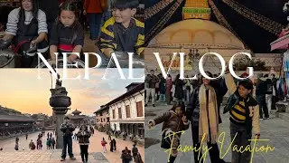 Kids exploring Pottery session + Boudha + Basantapur | Family #vlog