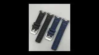 Replacement 22mm Blue Black Quick Release System Rubber Strap Wrist Watch Band For IWC Aquatimer 200